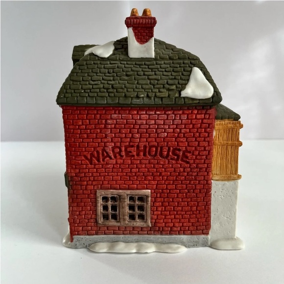 Vtg Dept 56 M FEZZIWIG WAREHOUSE! “Christmas Carol” Dicken’s series 1986 - Picture 16 of 17